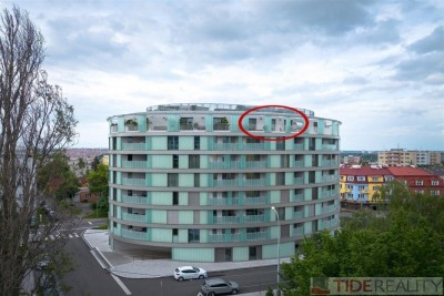 Bright 1 bedroom apartment with terrace of 27 m2, Residence Oliva, Brumlovka complex!