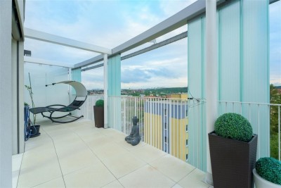 Attractive1 bedroom apartment with a 27 m2 terrace, Oliva Residence, Brumlovka!